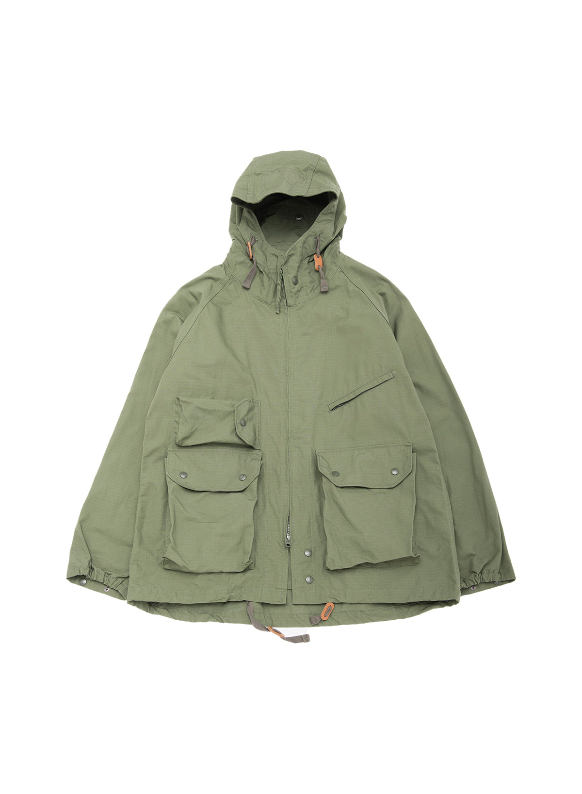 Atlantic Parka - Olive Cotton Ripstop